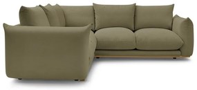 Világoszöld sarokkanapé Ernest – Bobochic Paris