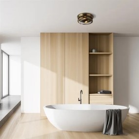 Searchlight 5182AB - Mennyezeti lámpa EDINBURGH I 2xE27/40W/230V bronz