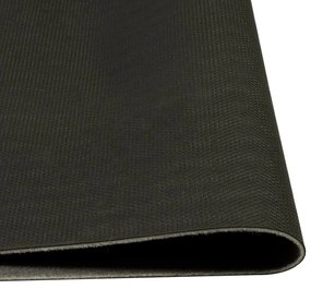 fekete reggeli mintás mosható bársony konyhaszőnyeg 60x300 cm