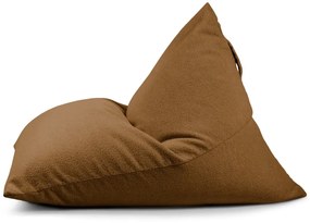 Barna buklé babzsákfotel Razz – SLOWDOWN