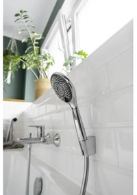 WENKO 23992100 - Zuhanyfej WATERSAVING SYSTEM 9,5x9,5 cm fényes króm/szürke