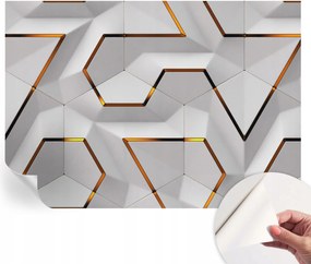 Öntapadós fotótapéta Egyszerű összeszerelés Modern geometria 208x146 cm