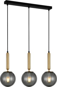ITALUX PND-2324-3L-BRO-SG RAVENA Többágú Függesztett Lámpa E27 IP20