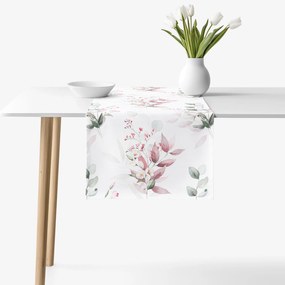 Goldea pamut asztali futó deluxe - zsenge rózsák 20x120 cm