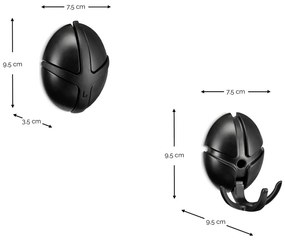 Aranyszínű fali akasztó Tick – Spinder Design