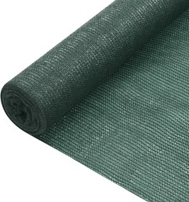 vidaXL zöld HDPE belátásgátló háló 2 x 25 m 75 g/m²