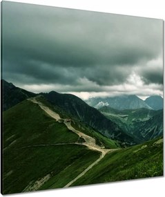 Vászonkép 80x80 Tátra Lengyel hegyek Kilátás