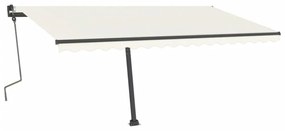 antracitszürke vas napellenzőrúdszett 450 x 245 cm