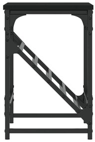 fekete szerelt fa cipőtartó 60x30x45 cm