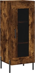 vidaXL füstös tölgy színű szerelt fa tálalószekrény 34,5 x 34 x 90 cm