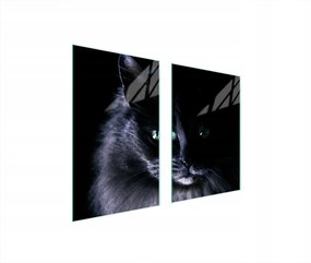 Üveg Konyhai Védőlap 65x52 Macska Edzett Üveg