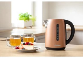 Sencor - Gyorsforraló hőmérséklet-szabályozással, 1,7 l, 2150 W/230 V, réz