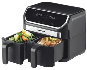 Heinner HAF-KDB1700BK - Duális forrólevegős fritőz 8,5 l 1700W/230V fekete
