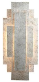 Endon 90451 - Fali lámpa ALZARE 2xG9/3W/230V fehér patinás