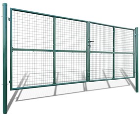 vidaXL hálós kerti kapu 400 x 150 cm