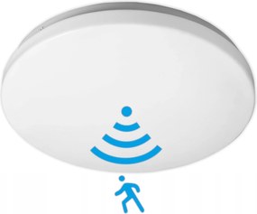 Led Panel Lámpa Fürdőszoba Plafon Mozgásérzékelővel IP44 12W