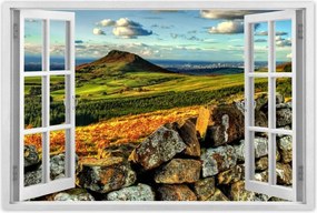 Poszterek 120x80 Tájkép hegyek sziklák égbolt