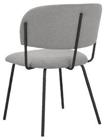 Szürke étkezőszék szett 2 db-os Claudia – Støraa