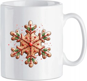 Karácsonyi kerámia bögre színes nyomtatás Karácsonyi mézeskalács