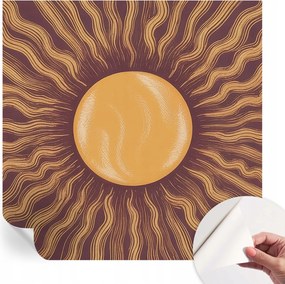 Divatos öntapadós fali tapéta Napsugarak 250x250 cm