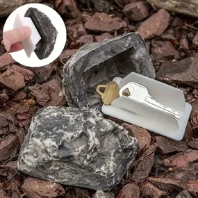 Home &amp; Marker Kültéri titkos kulcstároló kő formájában