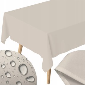 Abrosz Foltálló Asztalterítő 140X220 CM Sima Bézs Matt Szín 4108
