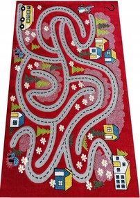 Gyerek darab szőnyeg Color kids 02 piros 200x290