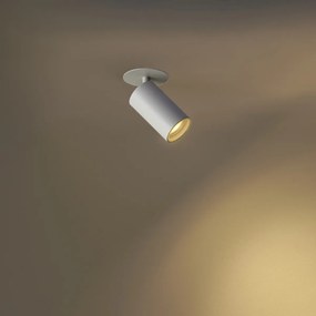 Modern, süllyesztett spotlámpa fehér GU10 50mm IP44 - Chels