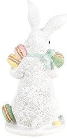 Húsvéti nyuszi dekoráció figura macaron sütikkel 25 cm