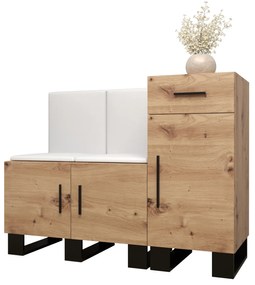 Előszobabútor Amanda 18 (artisan tölgy + fehér). 1086017