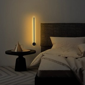 Fekete LED fali lámpa ø 7 cm Sword – Opviq lights
