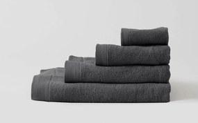 Hop pamut törölköző, sötétszürke 50x100