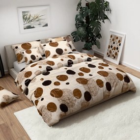 Mikroplüss ágyneműhuzat AURELIA krémszínű Ágyneműhuzat mérete: 70 x 90 cm | 140 x 200 cm