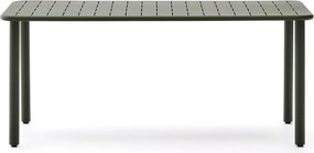 Acél kerti étkezőasztal 90x180 cm Brai – Kave Home