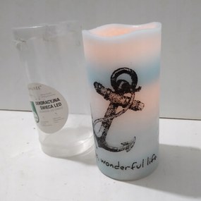 Dekoratív Led gyertya Smukee kék