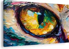 Kép - Macskaszem festmény (90x60 cm)