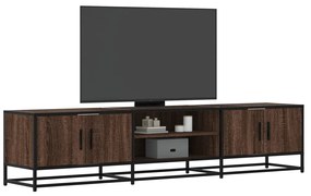 barna tölgy színű szerelt fa TV-szekrény 180 x 35 x 41 cm