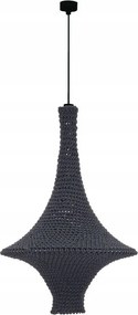 Horgolt fekete pamut függőlámpa Alda L 5113 Antigo
