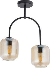 SIGMA LIGHTING 32242 SHINE Vintage Mennyezeti Lámpák Borostyán, Fekete E27 IP20