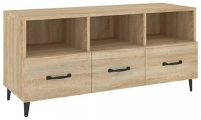 sonoma tölgyszínű szerelt fa TV-szekrény 102 x 35 x 50 cm