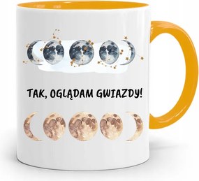 Csillagjegyek Csillagjegy Sárga Ajándék Bögre fényképes nyomtatással