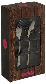 Fehér rozsdamentes acél evőeszköz készlet 24 db-os Avie – Premier Housewares