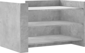 vidaXL betonszürke szerelt fa dohányzóasztal 80 x 50 x 50 cm