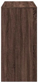 barna tölgy színű szerelt fa bárasztal 102 x 50 x 103,5 cm