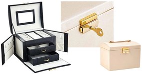 Ékszertartó táska, több színben-fekete