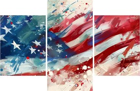 Kép - Az USA zászlaja (90x60 cm)