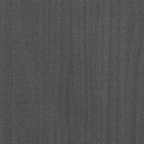 négyszintes szürke tömör fenyőfa könyvszekrény 100x30x140 cm