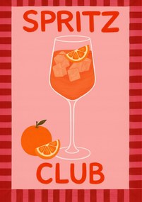 Poszter 30x40 cm Aperol Spritz cheers drink bar