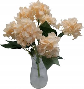 Dekorációs virágok Csokor Hortenzia krém