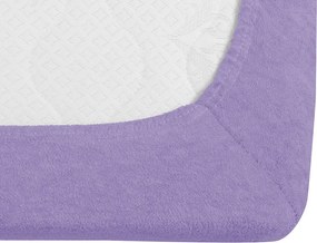 Frottír EXCLUSIVE világoslila lepedő 90x200 cm